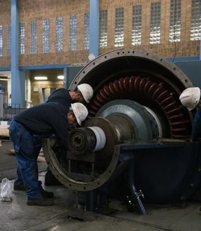 The Repairing of 60 TH Wood Chip Boiler  Overhaul of 6 MW Steam Turbine Generator